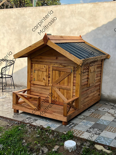 Cucha Grande Modelo Premium En Madera