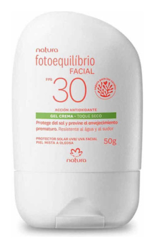 Natura Fotoequilibrio Facial 30 Fps Piel Mixta A Oleosa.