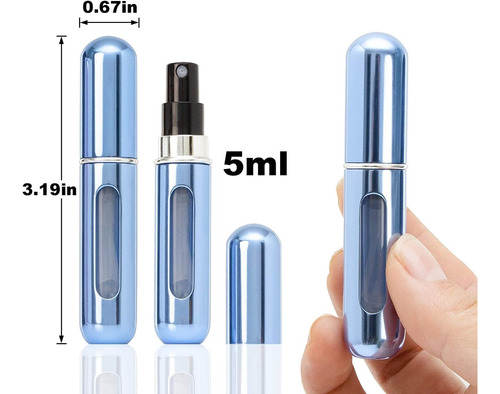 Mini Atomizador Para Perfume, 4pcs Atomizador Recargable