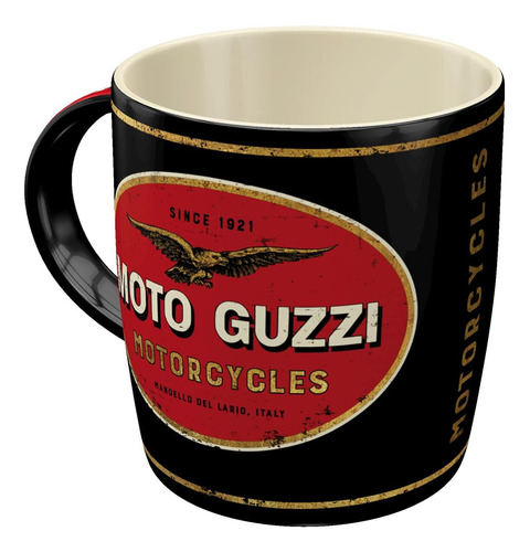Nostalgic-art Taza De Café Retro, Moto Guzzi ' Logo Motorcyc