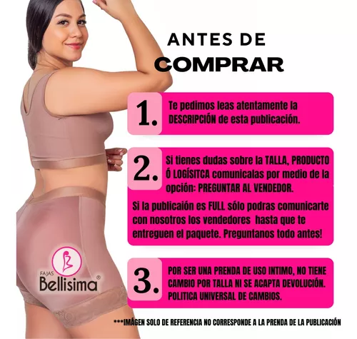 Faja Colombiana Levanta Cola Color - Unidad a $300