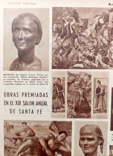 1942 Xix 19 Salón De Bellas Artes Santa Fe Obras Premiadas