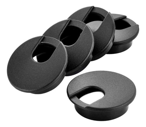 Pasacables Abierto 50mm Negro (15 Piezas) V097-15