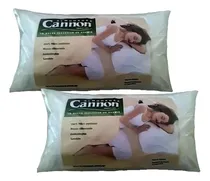 Comprar Combo 2 Almohadas Cannon Vellón 70x40 Lavable Stock Color Blanco