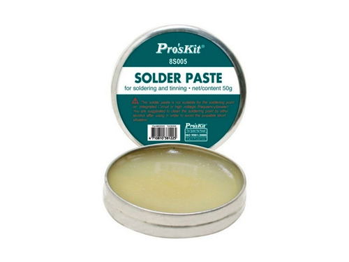 Imagen 1 de 5 de Pasta Para Soldar Estaño Proskit No Ataca Plásticos Ideal En Electrónica, Facilita La Soldadura