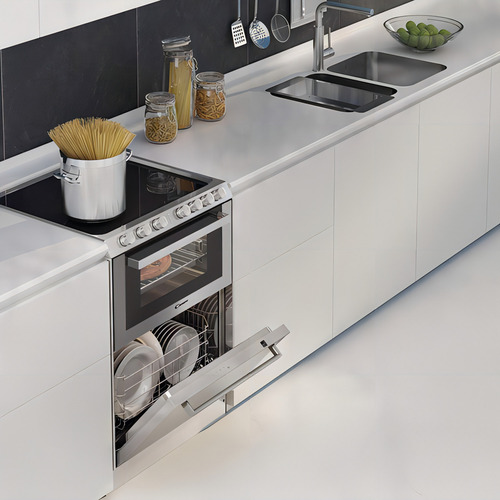 Cocina Vitroceramica 4 Zonas 3en1 Candy Con Lavavajillas Incluido Trio 9503 1xu 4 Zonas