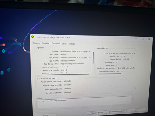 Laptop Alienwere Mr15 R7 Amd Ryzen 9 16ram 1tb Nvidia 3060 (Usado)