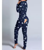 Comprar Nuevo Mono De Mujer Pijamas Mono De Mujer Pijamas Espalda
