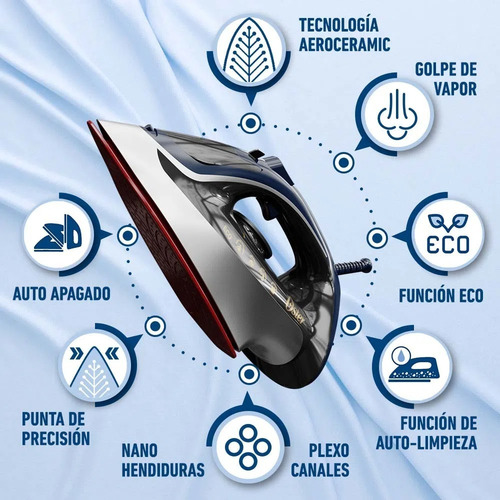 Oster Plancha A Vapor Gris Oscuro Gcstac6952 1600 W Gris Oscuro