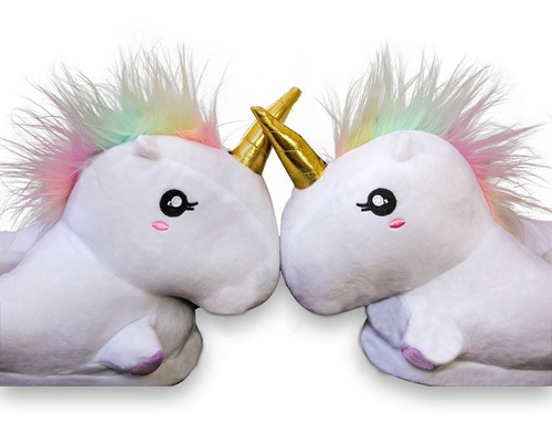 Imagem 7 de 7 de Pantufas Divertidas Para Criança E Adulto - Unicornio