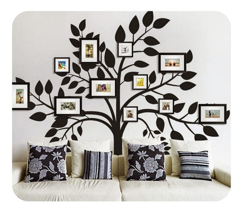 Adesivo Decorativo Para Fotos -  Para Sala - Arvore Gg128