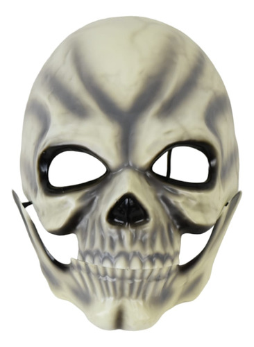 Máscara De Cráneo Articulada De Calavera Muertos Halloween 
