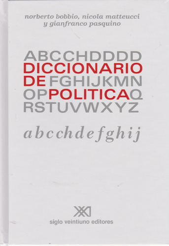 Libro Diccionario De Politica 2 Tomos /norberto Bobbio