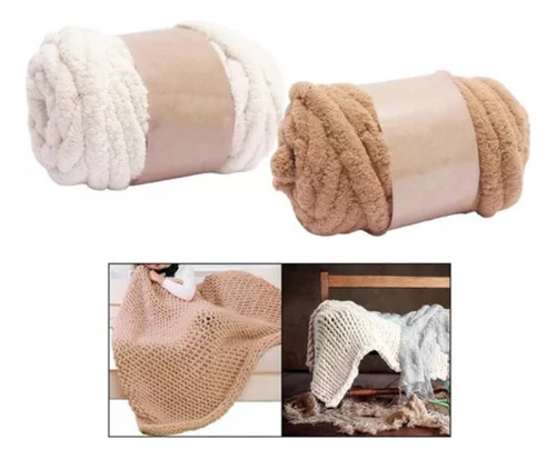 2 Acogedor Juego De Hilos Para Tejer Y Hacer Crochet. /&z
