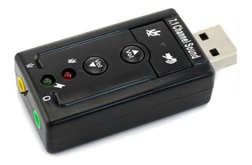 Tarjeta Adaptador Externa Virtua 7.1 Audio Sonido Dj Usb Pc