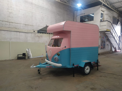 Trailler Food Truck Kombi Vovozinha (sob Encomenda)
