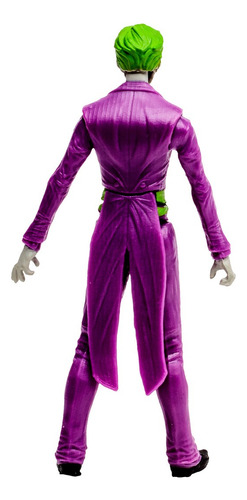Figura De Acción Mcfarlane Joker Dc Rebirth 3'' + Cómic