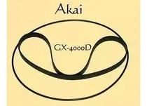 Comprar Correias Para Akai Linha 4000 Gx-4000 Gx4000 4000d 4000ds