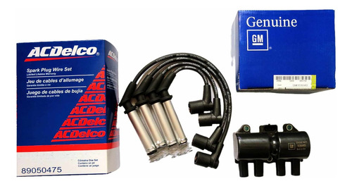 Kit Cables Bujias Y Bobina 3 Pin Chevr. Chevy Joy 1.6l 04-12