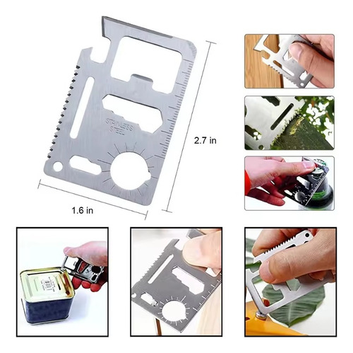 Accesorios Tácticos: Kit De Supervivencia Tactico 13pcs