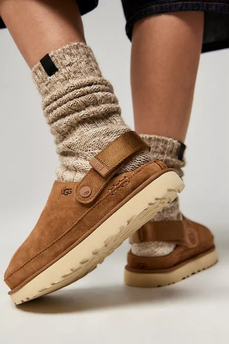 Zuecos Mujer Ugg W Goldenstar Clog Cuero Ajustable Salas