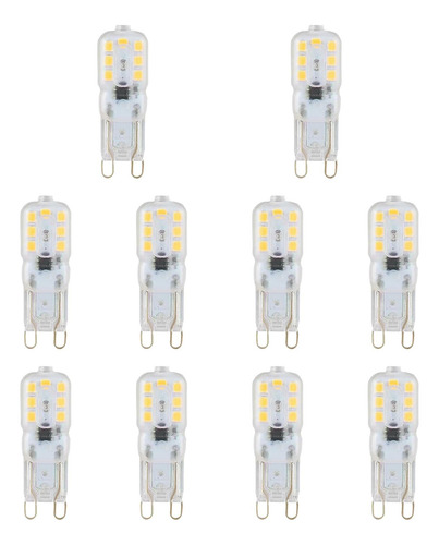 10 Bombillas Luz Blanca 6000k