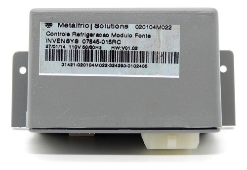 Módulo Controlador Metal Frio Invensys 020204m022 / 023 110v