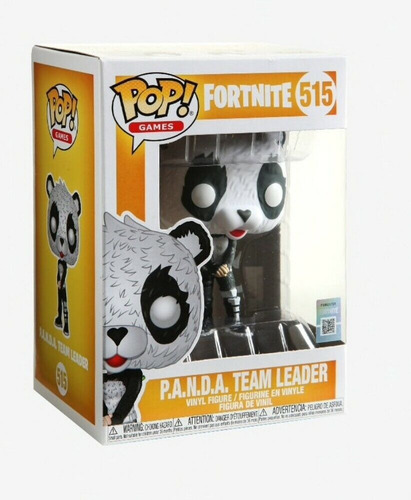 Muñeco Funko Pop Fortnite Panda Team Leader 515 Original!!
