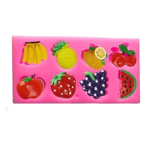 Molde De Silicone Cesta De Frutas Rb268