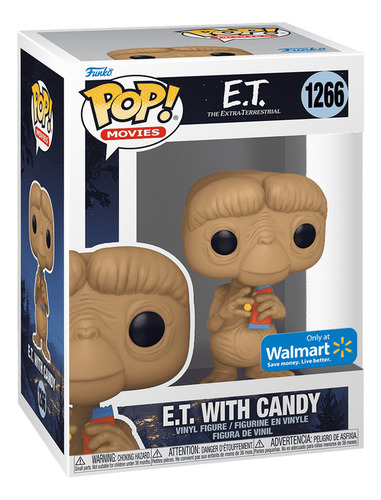 Pop! & Tee E.t. With Candy #1266 Walmart Exclusive Talla S