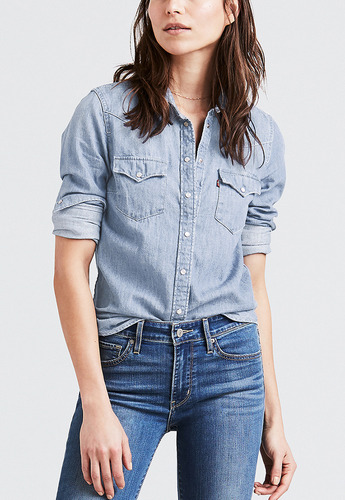 Camisa Mujer Western Azul Levis 86832-0000