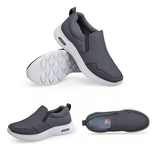Zapatos Tenis Negros Mujer Y Hombres Pie Diabetico Cómodo A