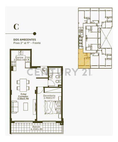 Venta De Departamento 2 Ambientes En Caseros, Tres De Febrero ...