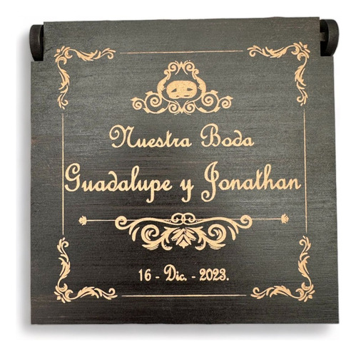 Caja Personalizada Para Velas De Boda Matrimonio Urgente