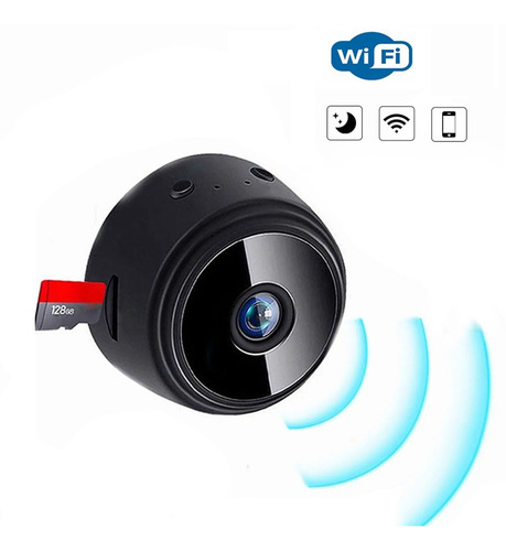 Cámara Inalámbrica A9 Home Mini, Cubierta Trasera Magnética,