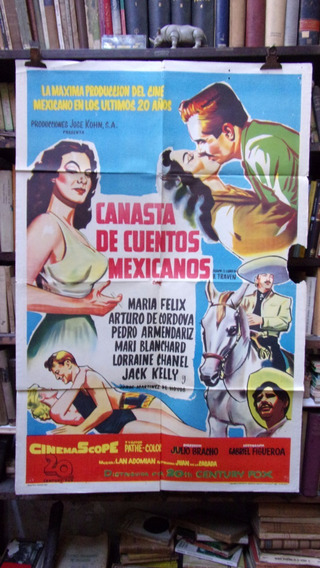 Maria Felix Canasta De Cuentos Mexicanos. Afiche Cine Orig. | MercadoLibre