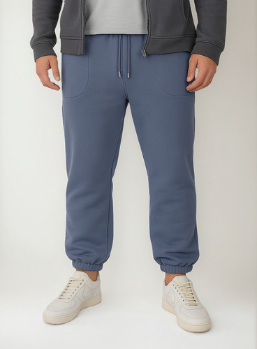 Jogger Babucha Oversize Frisa Algodón Hombre
