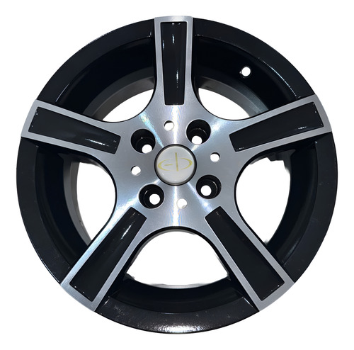 Llanta Aleac. Eb Strike R14 4x100 Fiat/vw/renault/chevrolet Negro