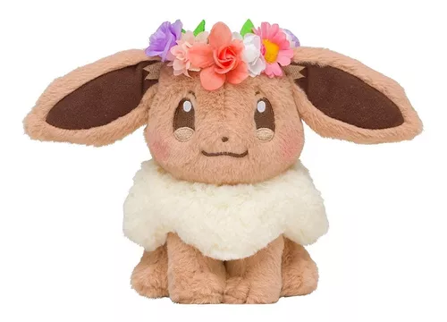 Eevee Evoluções Kit com 2 Pelúcias Pokemon Eevee Pokebola - Manú