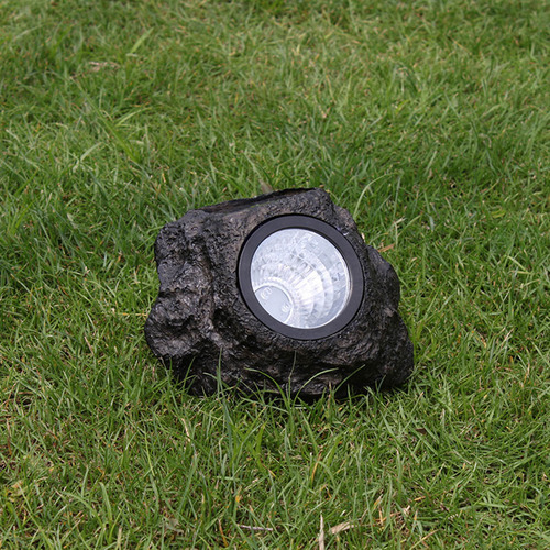 Piedra De Simulación Exterior Impermeable Para Césped, Led,