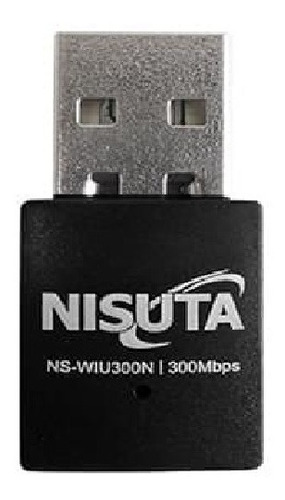 Imagen 1 de 5 de Antena Wifi Placa Usb Nisuta Nano 300mbps Ns-wiu300n Win 10