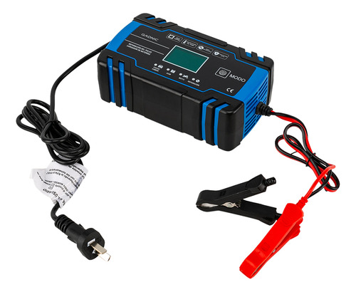 Cargador Batería Inteligente Gadnic Automatico 12v 8a 24v 4a Pantalla Lcd