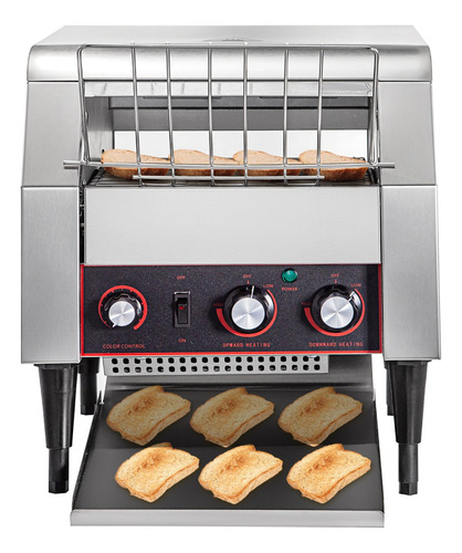 Vevor Horno Comercial Eléctrico Pizza 2600w Tostadora Inox Color Plateado