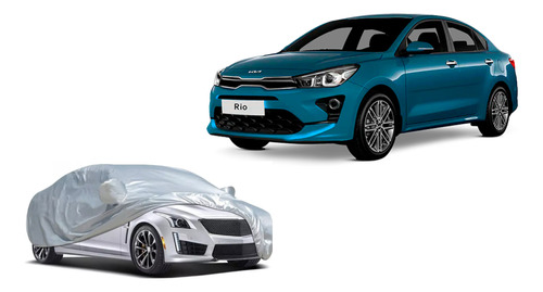 Cubierta Funda  Auto Afelpada Kia Rio Sedan 2.0l 2018 Msi