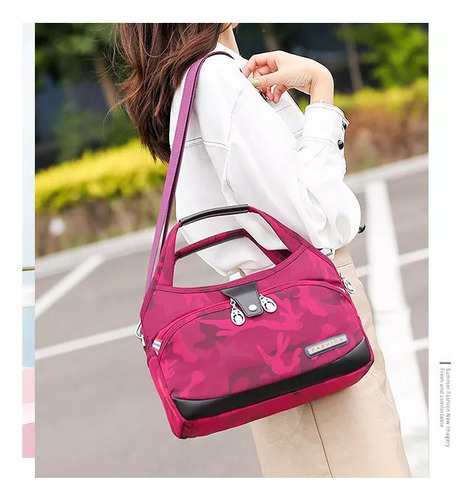 Bolsos Oxford Fash Medianos Impermeables Y Antipinchazos Par Color Gris