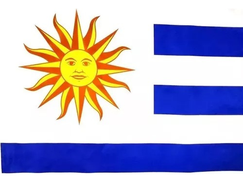 Bandera Uruguay  Para Auto Mundial Futbol Eventos