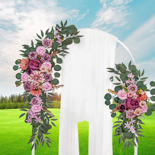 Boda Arco Flores Flores Artificiales Swag, Para Puerta De | Meses sin intereses Boda Arco Flores Flores Artificiales Swag, Para Puerta De | Meses sin intereses