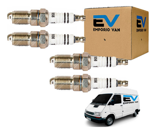 Vela Ignição Trafic 2.2 Space Van Jogo Com 4 Original