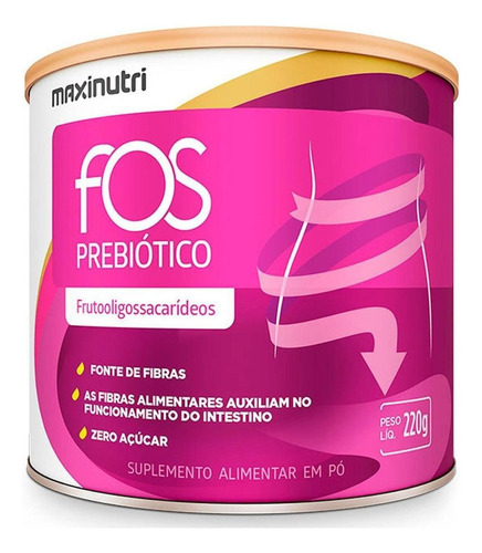 Fos Prebiotico Frutooligossacarideos 220g Maxinutri