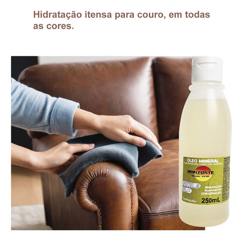 Hidratante Para Couro Oleo Mineral Horizonte 250ml